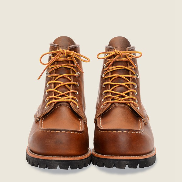 Botas Red Wing Heritage Hombre Marrom - Roughneck - 6-Inchr Rough & Tough Cuero - 053-CQHPZU